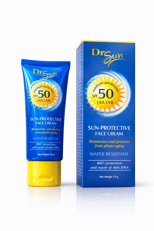 Dr Sun Sun-Protective Face Cream SPF 50 ( 75 g Net Weight )